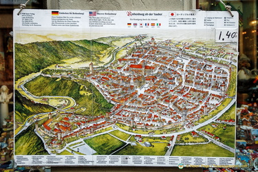 Map of Rothenburg